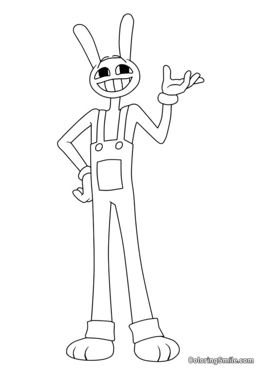 Jacks en Crecimiento Completo - Página para Colorear