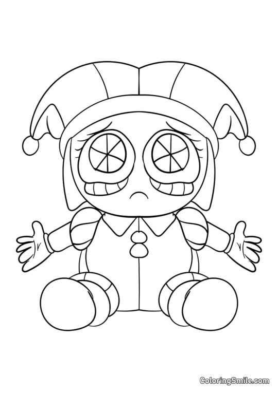 Pomni Cavernoso - Página para Colorear