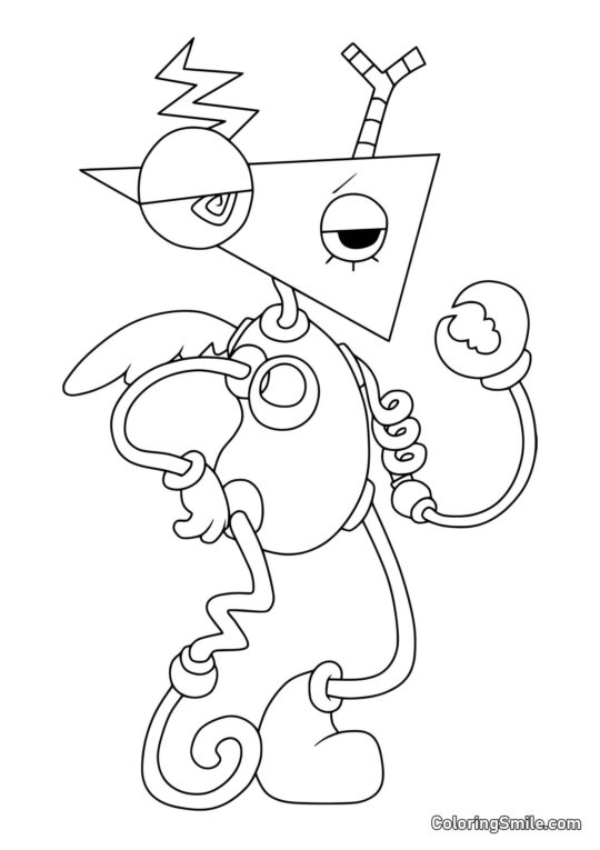 Zubl Lobo - Página para Colorear