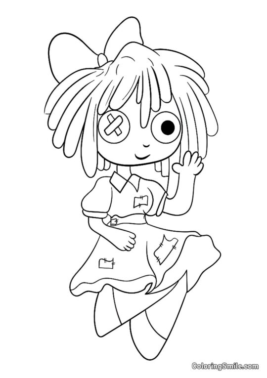 Ragata Linda - Página para Colorear