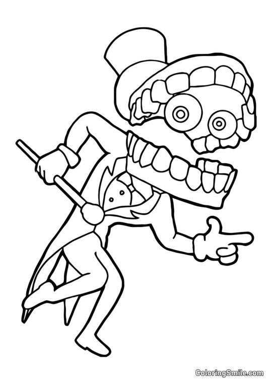 Principiante del Manege de Keyn - Página para Colorear