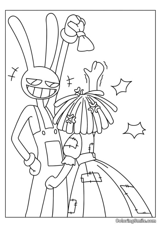 Jacks Drena a Ragata - Página para Colorear