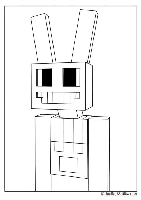 Jacks en Estilo Maynkraft - Página para Colorear