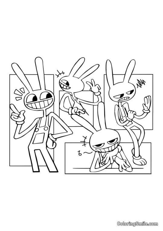 Jacks Impulsivo - Página para Colorear