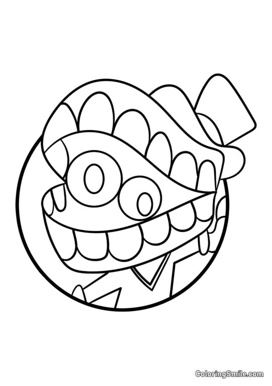 Retrato de Keyn - Página para Colorear