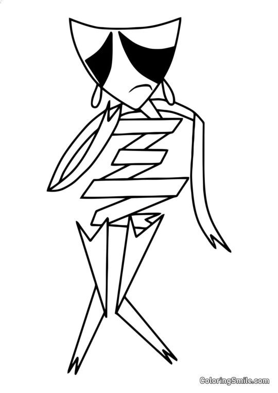 Gangl Robkaya - Página para Colorear