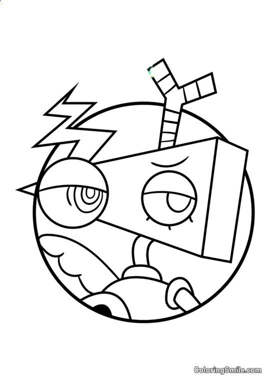 Retrato de Zubl - Página para Colorear