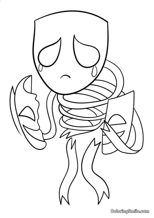 Gangl Neschastnaya - Página para Colorear