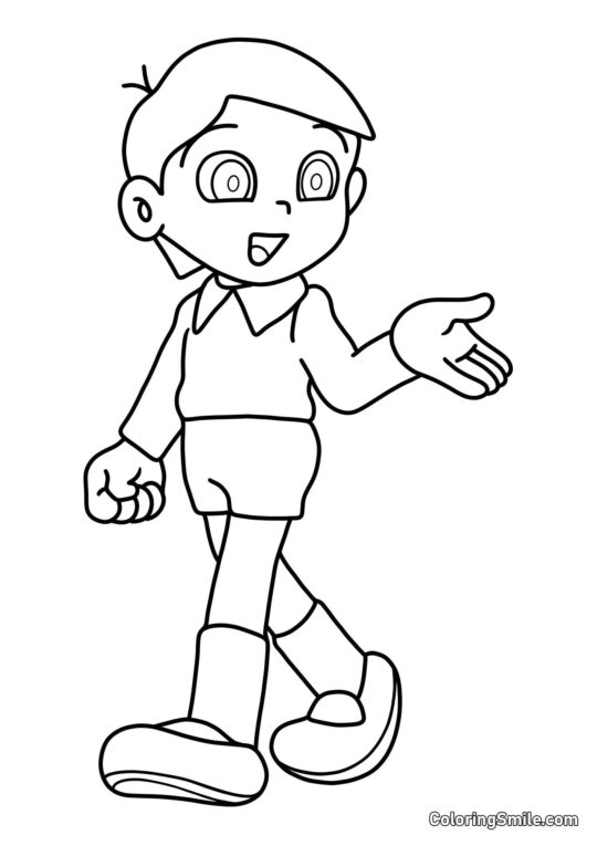 Hidetoshi Dekisugi - Página para Colorear