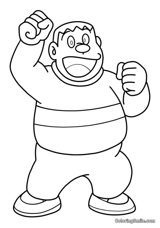 Takeshi Gouda - Página para Colorear