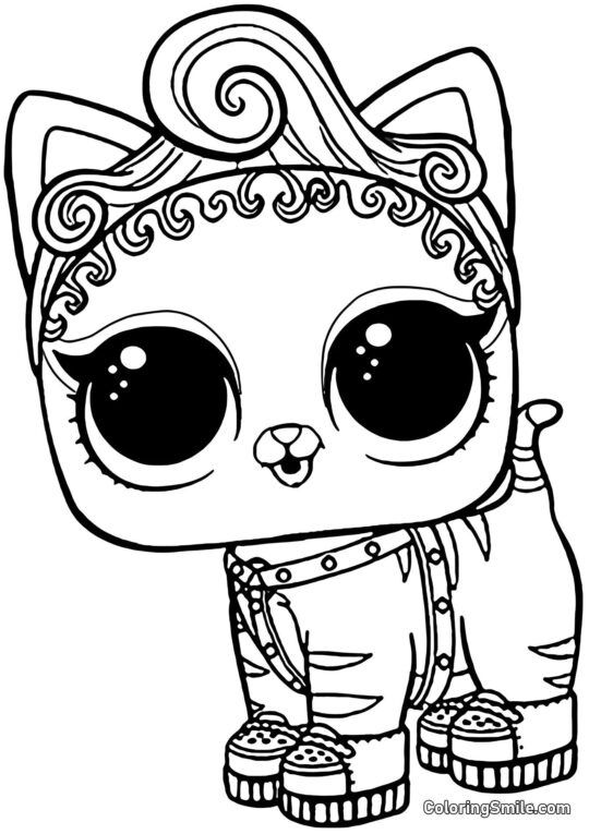 LOL gatito mascota Mur LOL gatito mascota Mur - Página para Colorear