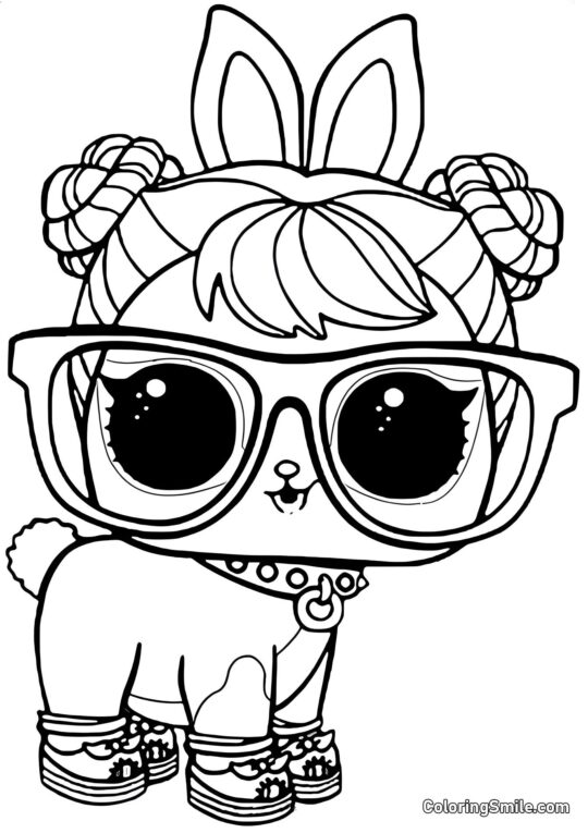 LOL conejo mascota Bon Bon Hop Hop LOL conejo mascota Bon Bon Hop Hop - Página para Colorear