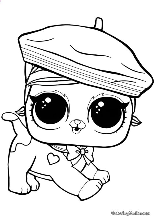 LOL mascota alegre Fluffy LOL mascota alegre Fluffy - Página para Colorear