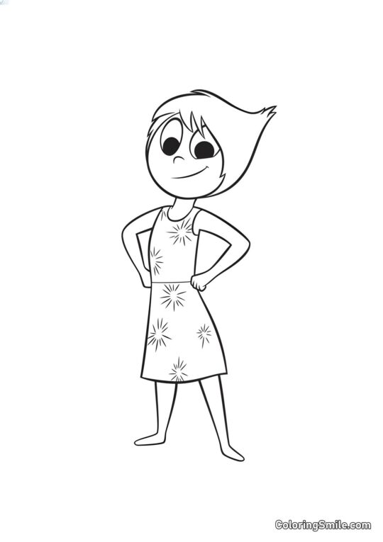 Alegría - Página para Colorear