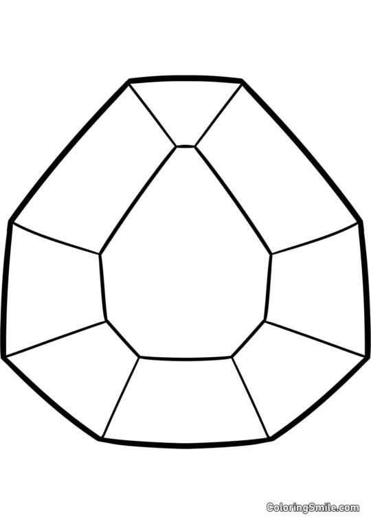 Diamante - Página para Colorear