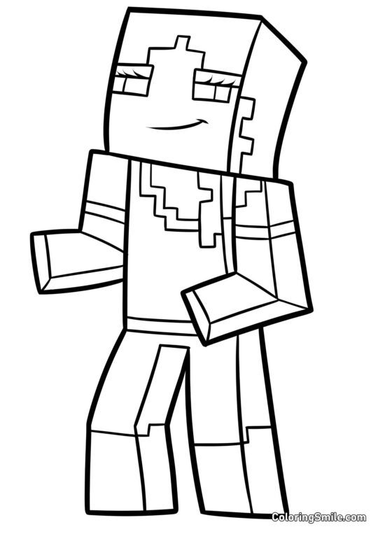 Alex Bailando - Página para Colorear