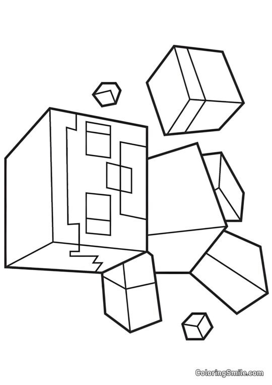 Bebé Steve - Página para Colorear