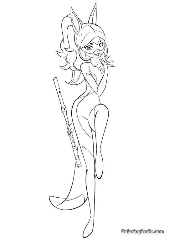 Rena Rouge - Página para Colorear