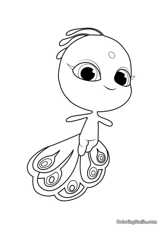 Duusu — Kwami de la Emoción - Página para Colorear