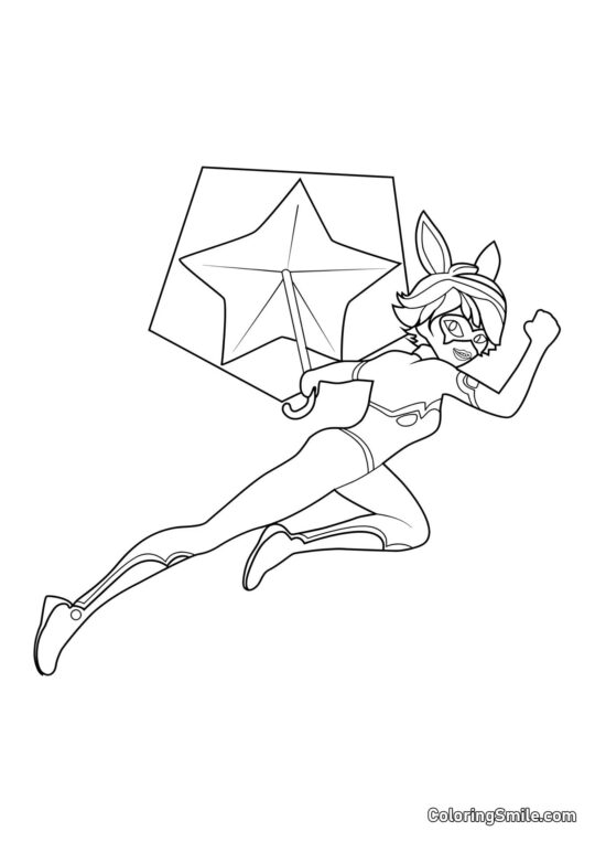 Alix como Bunnyx - Página para Colorear
