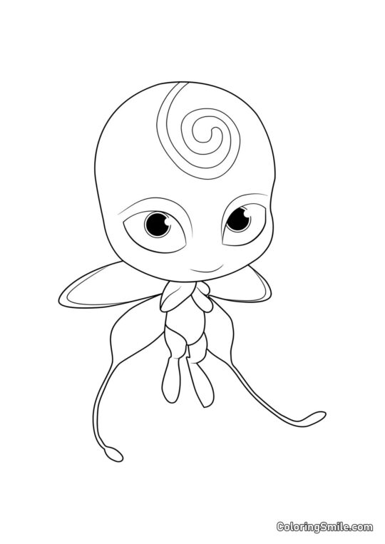 Nooroo — Kwami de la Transmisión - Página para Colorear