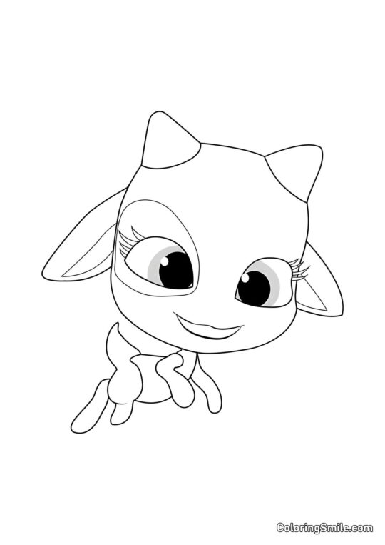 Ziggy — Kwami de la Pasión - Página para Colorear