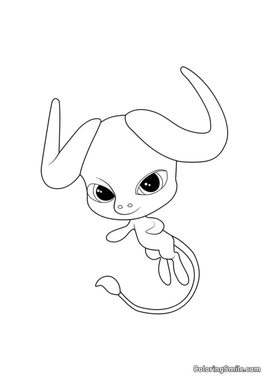 Stompp — Kwami de la Determinación - Página para Colorear