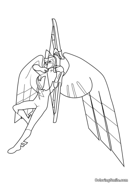 Cupido Oscuro de Mariquita - Página para Colorear