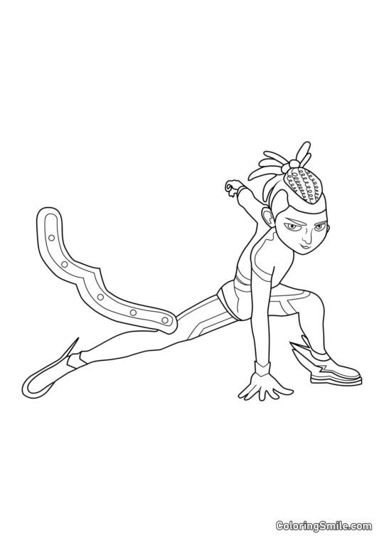 Max como Pegaso - Página para Colorear