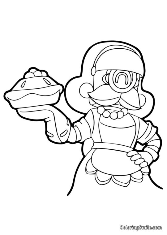 Barley Brawl Stars - Página para Colorear