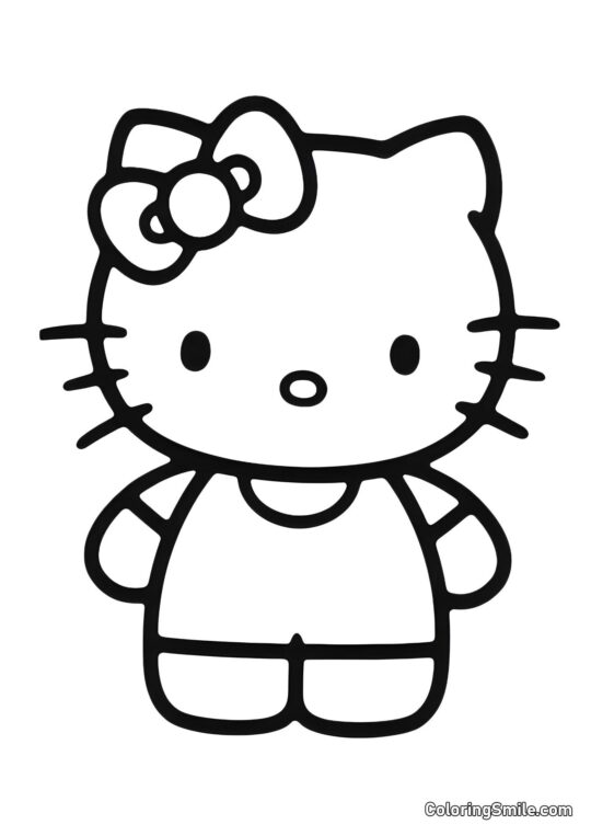 La Hermana de Kitty – Mimmy - Página para Colorear