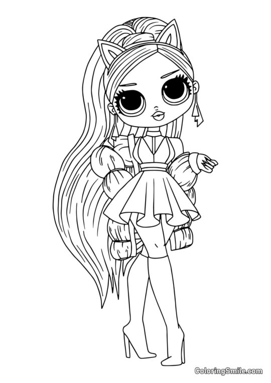 LOL OMG Hermana Mayor Murr - Página para Colorear