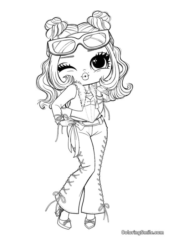 LOL OMG Amanecer - Página para Colorear