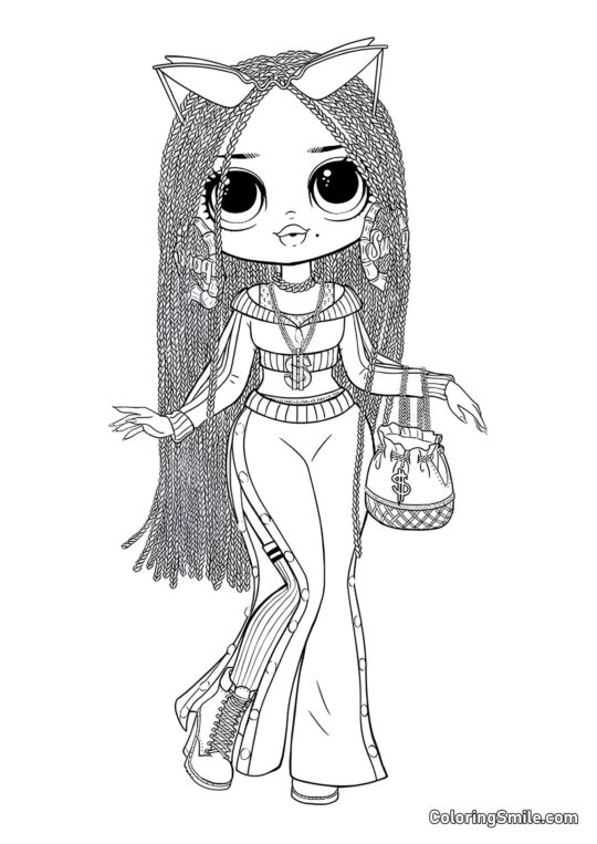 LOL OMG Swag - Página para Colorear