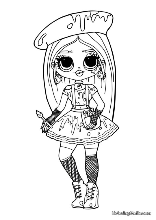 LOL OMG Splash - Página para Colorear