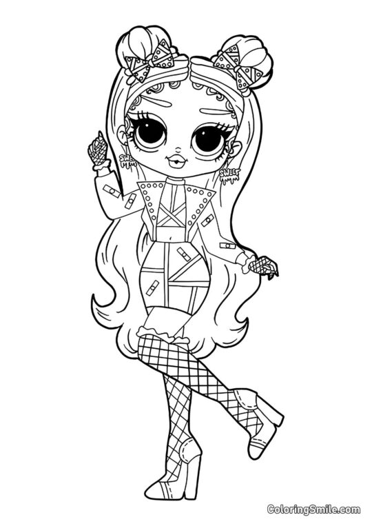 LOL OMG Bonni - Página para Colorear