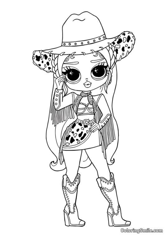 LOL OMG Lujo Lujoso - Página para Colorear