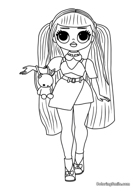 LOL OMG Dulce Caramelo - Página para Colorear