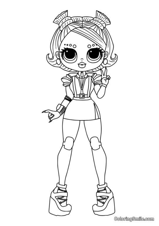 LOL OMG Bebé Estelar - Página para Colorear