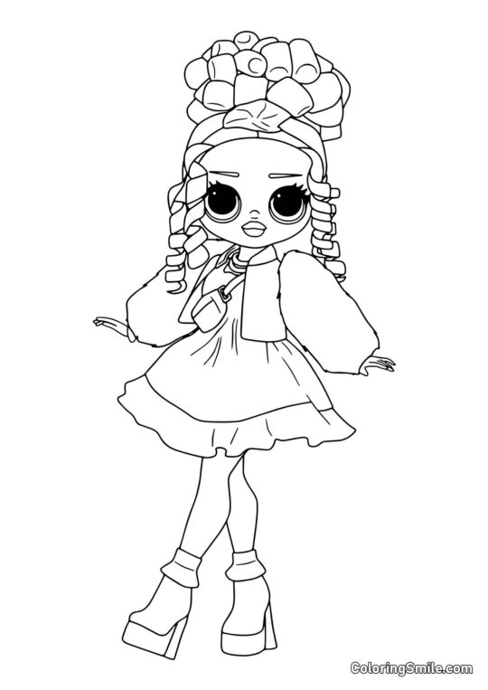 LOL OMG Dulces - Página para Colorear