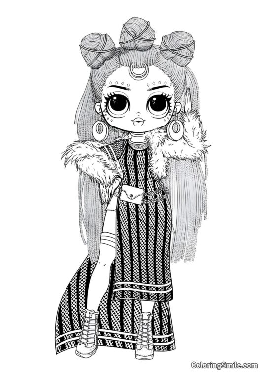 LOL OMG Se mueve - Página para Colorear