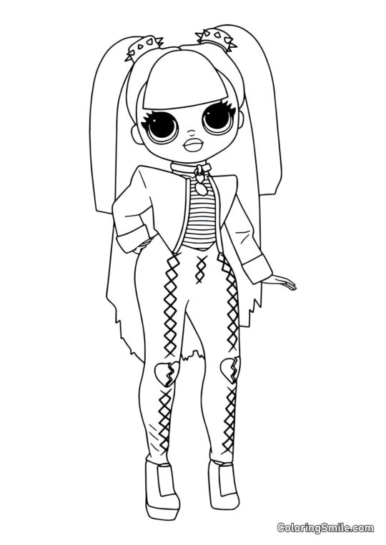 LOL OMG Baile Picante - Página para Colorear