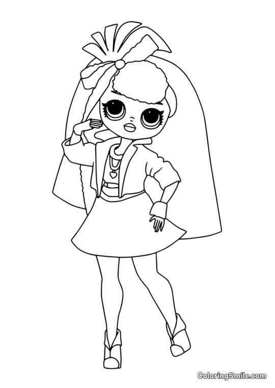 Pop B.B. LOL OMG Remix - Página para Colorear