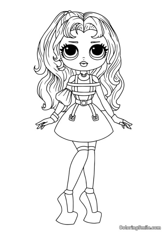 LOL OMG Hermana Mayor Crepúsculo - Página para Colorear