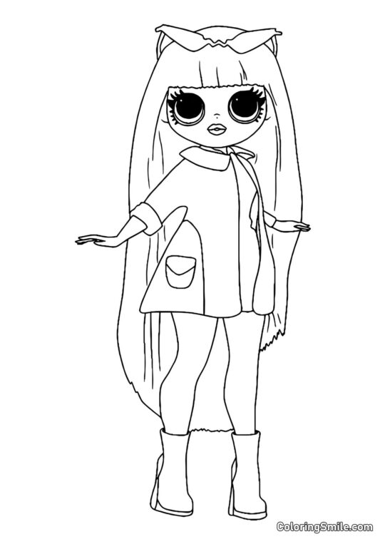 LOL OMG Bebé Groovy de Cuerda - Página para Colorear