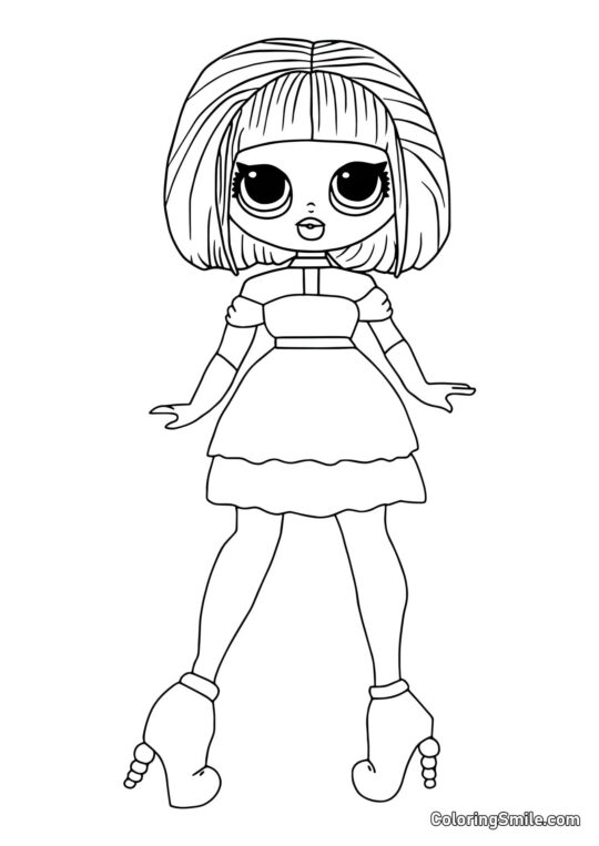 LOL OMG Hermana Mayor Azúcares - Página para Colorear