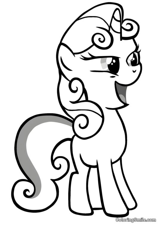 Baby Belle de My Little Pony Baby Belle de My Little Pony - Página para Colorear