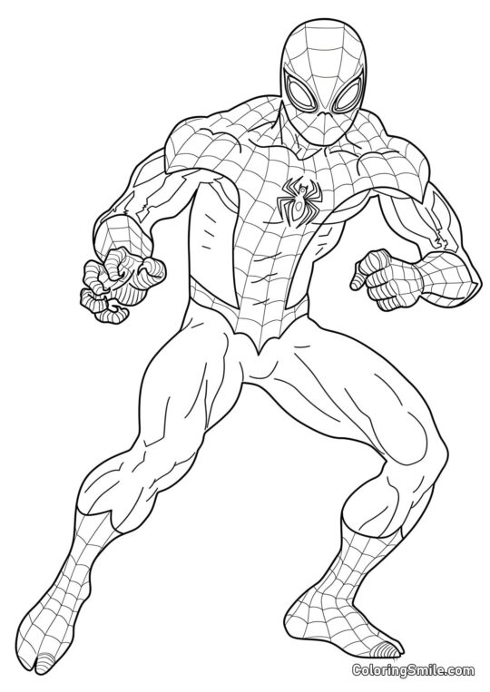 Spiderman Spiderman - Página para Colorear