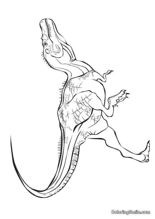 Tyrannosaurus - Página para Colorear