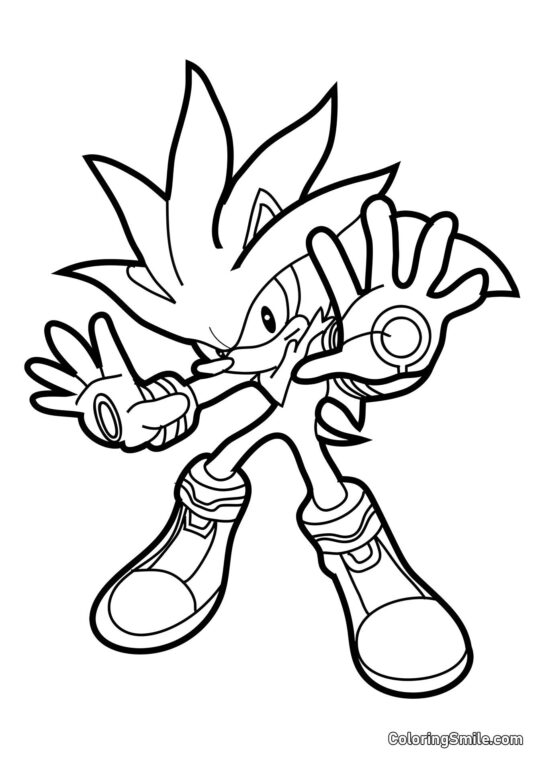 Silver - Página para Colorear